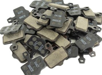 pile of brake pads