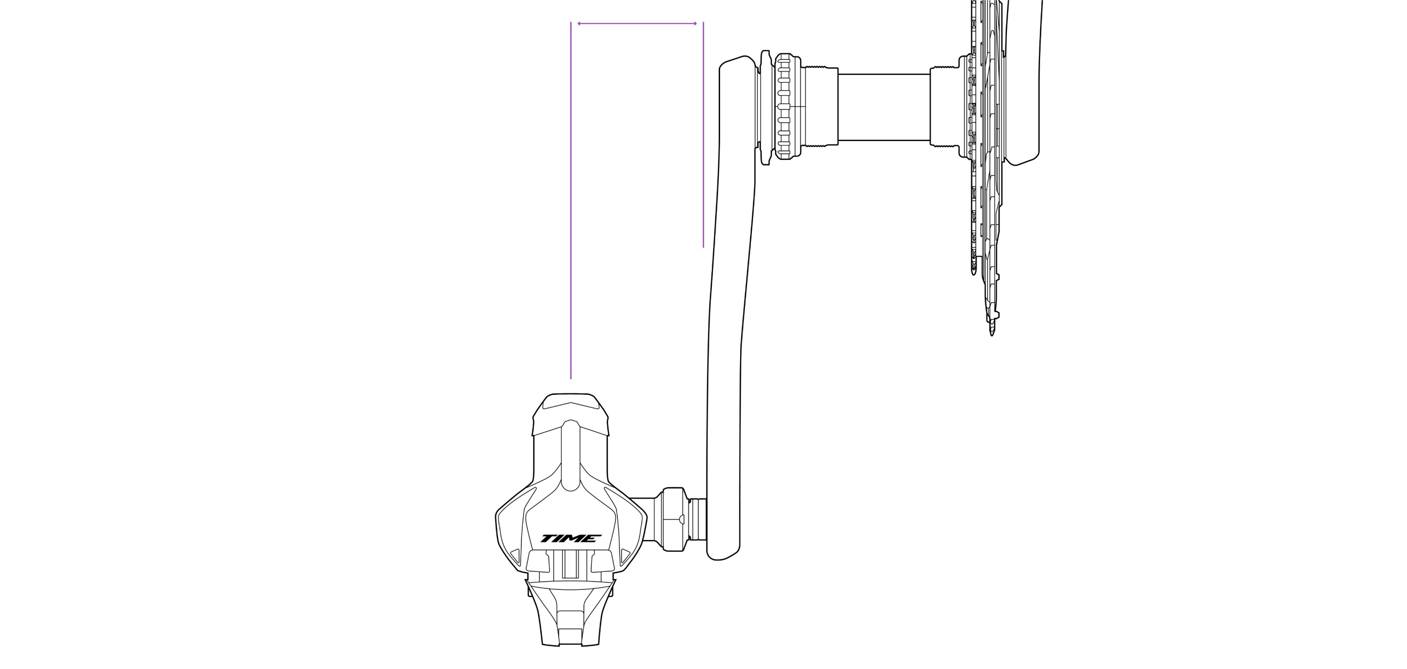 Pedal Center (Spindle Length)