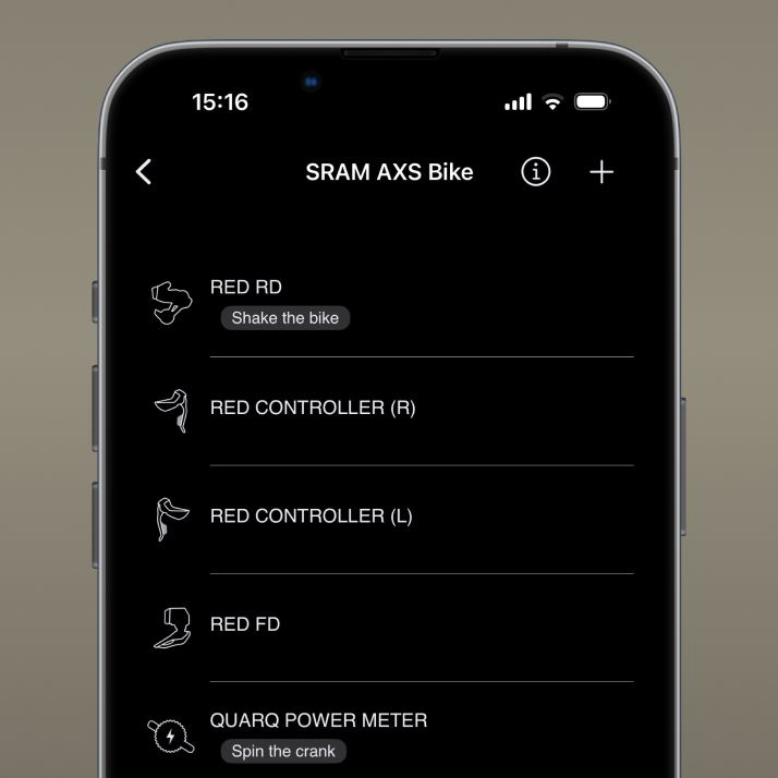 SRAM AXS App
