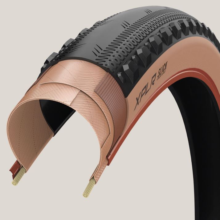 Cutaway image of Goodyear Slick Tire for Zipp