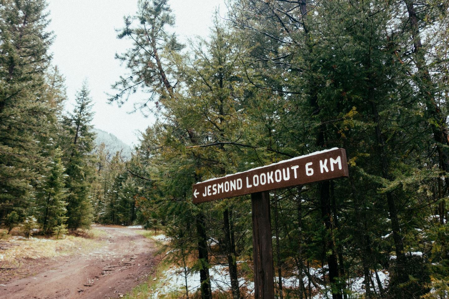 jesmond peak road sign.