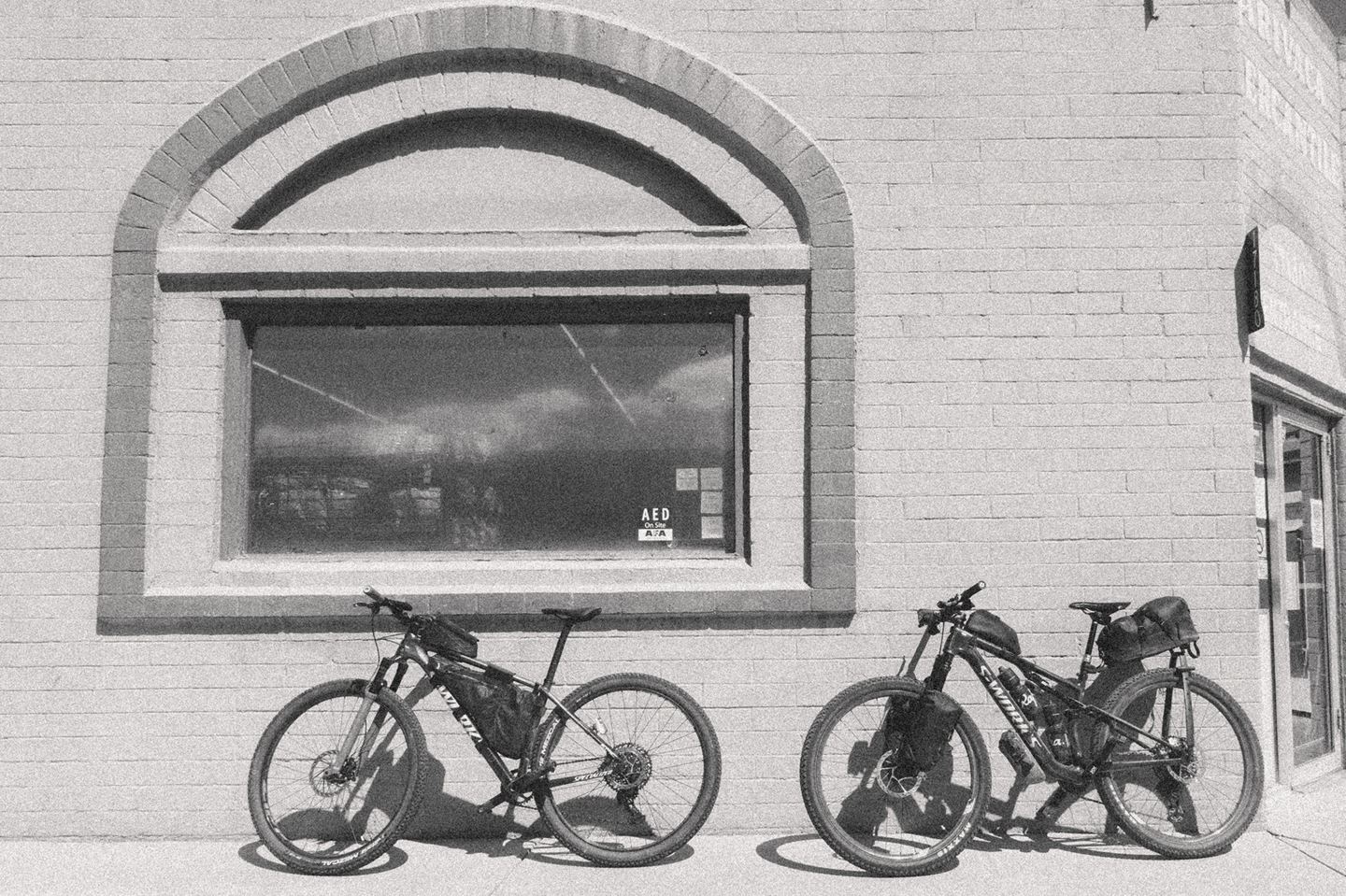 the bikes outside a shop