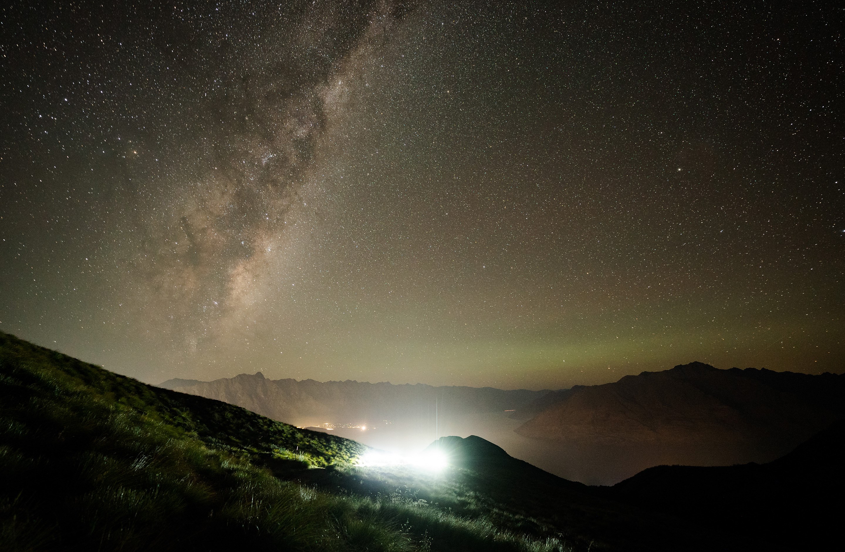 The stars are visible during Ben Hildreds double everest attempt