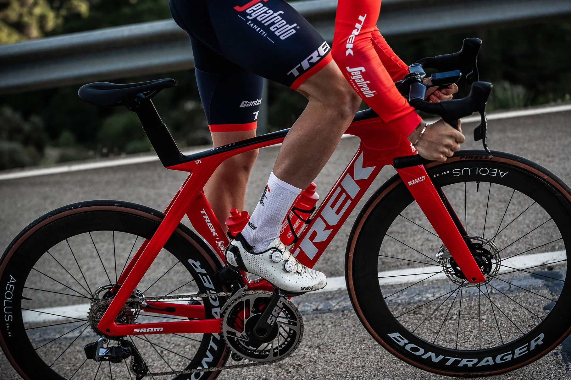 Trek Segafredo Rolls on TIME SRAM